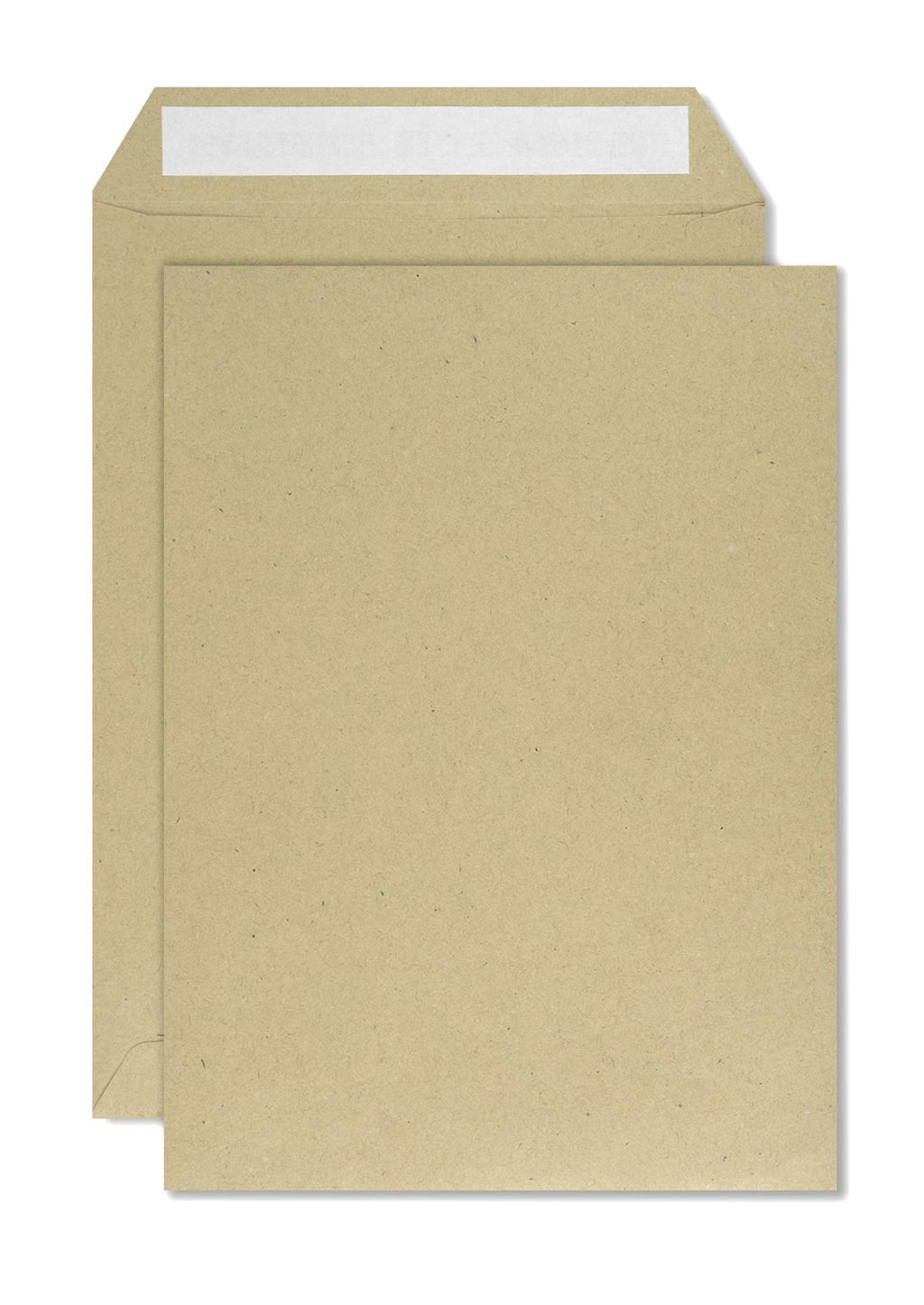 Two brown envelopes on a white background