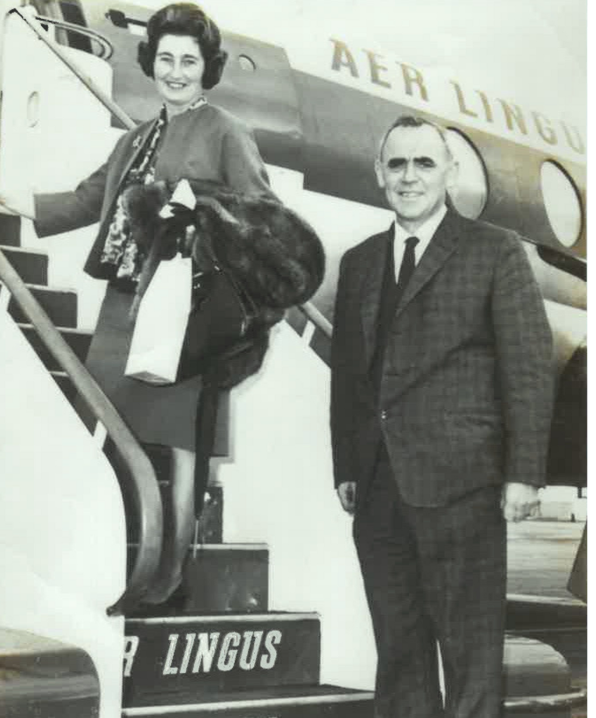 Mona Ward and Brendan Holland, second generation owners of the Hollands shop in Galway.